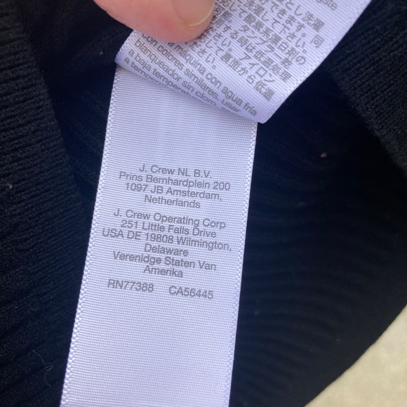 Black Ribbed sleeveless top Madewell Medium EUC - Picture 6 of 6